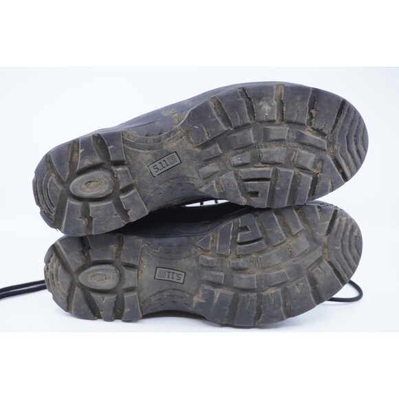 5.11 Tactical ATAC 6" Side Zip Mens Sz 12 Black Leather Combat LaceUp Ankle Boot - Picture 7 of 7